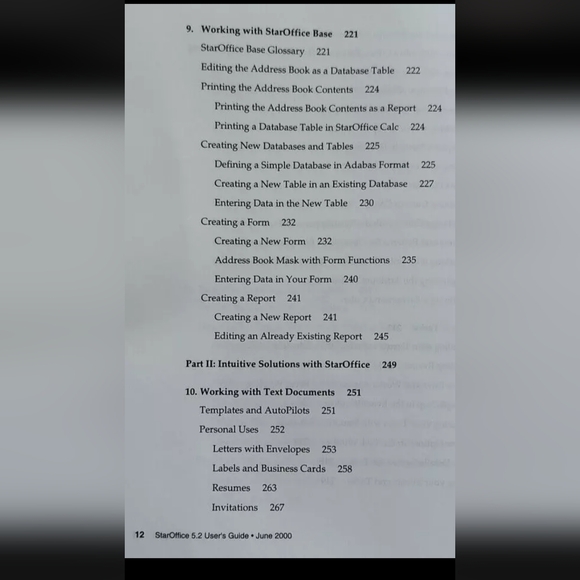 Star Office 5.2 User's Guide Manual PB NF 2000 Windows Desktop Computer PC VTG - Picture 12 of 16